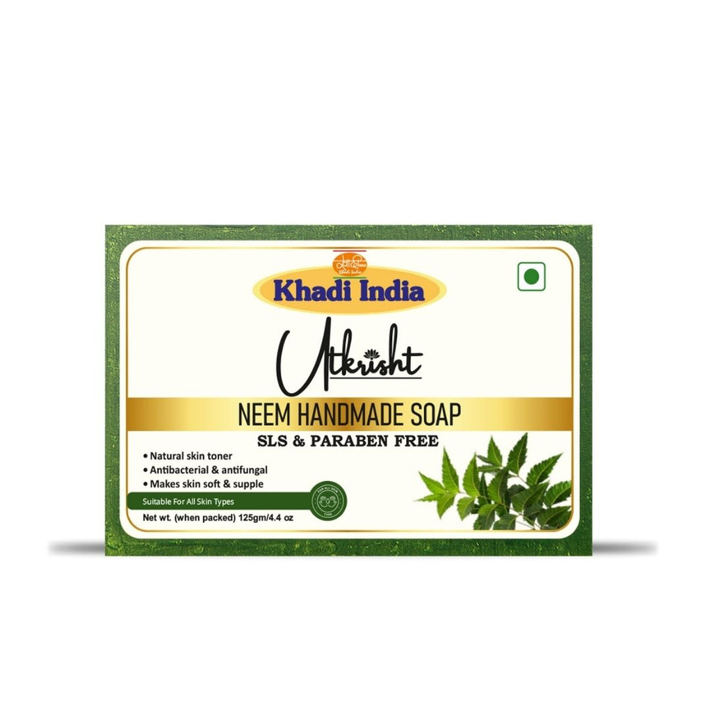 Handmade Neem Soap – Natural Antibacterial & Skin Purifying Bar