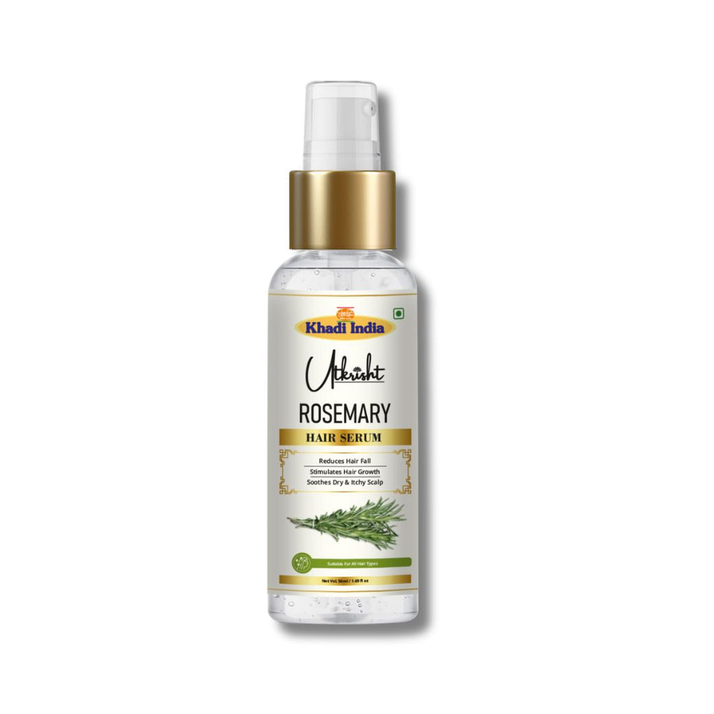 Utkrisht Khadi Rosemary Hair Serum 50 ML – Strengthening & Nourishing Serum for Healthy, Shiny Hair