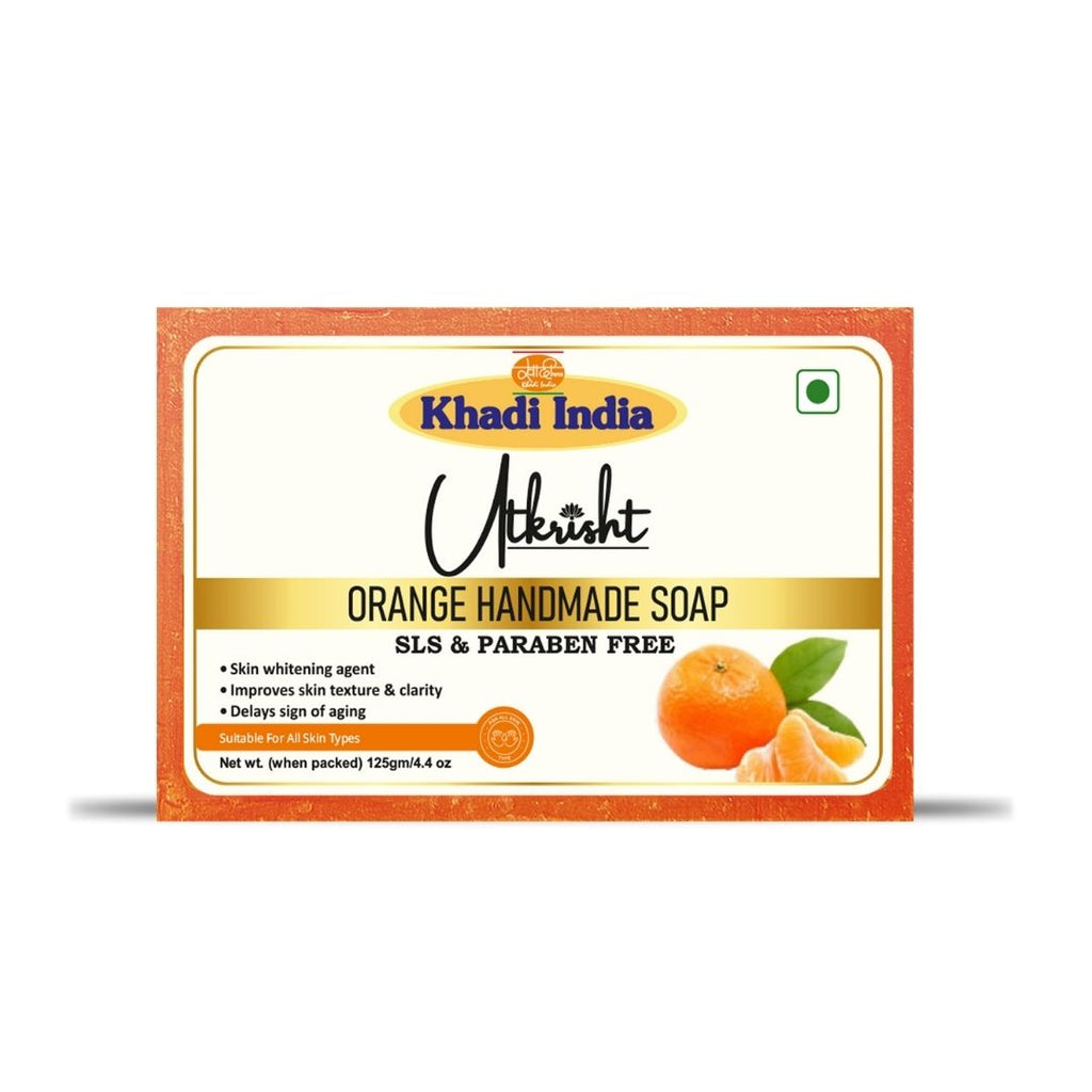 Handmade Orange Soap – Refreshing Citrus Cleanse & Skin Brightening