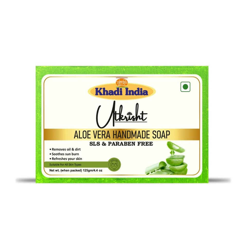 Handmade Aloe Vera Bathing Soap – Natural, Gentle & Hydrating for All Skin Types