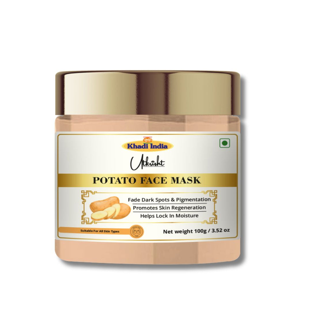 Utkrisht Khadi Potato Face Mask – Skin Brightening & Pigmentation Control with Natural Extracts (100g)