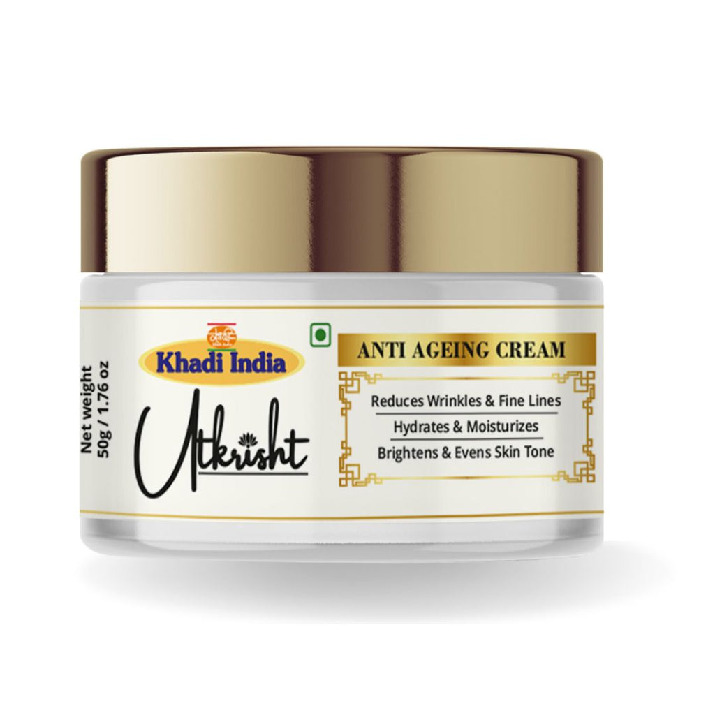 Utkrisht Khadi Anti-Aging Cream – Nourishing & Wrinkle-Reducing Moisturizer (50gm)