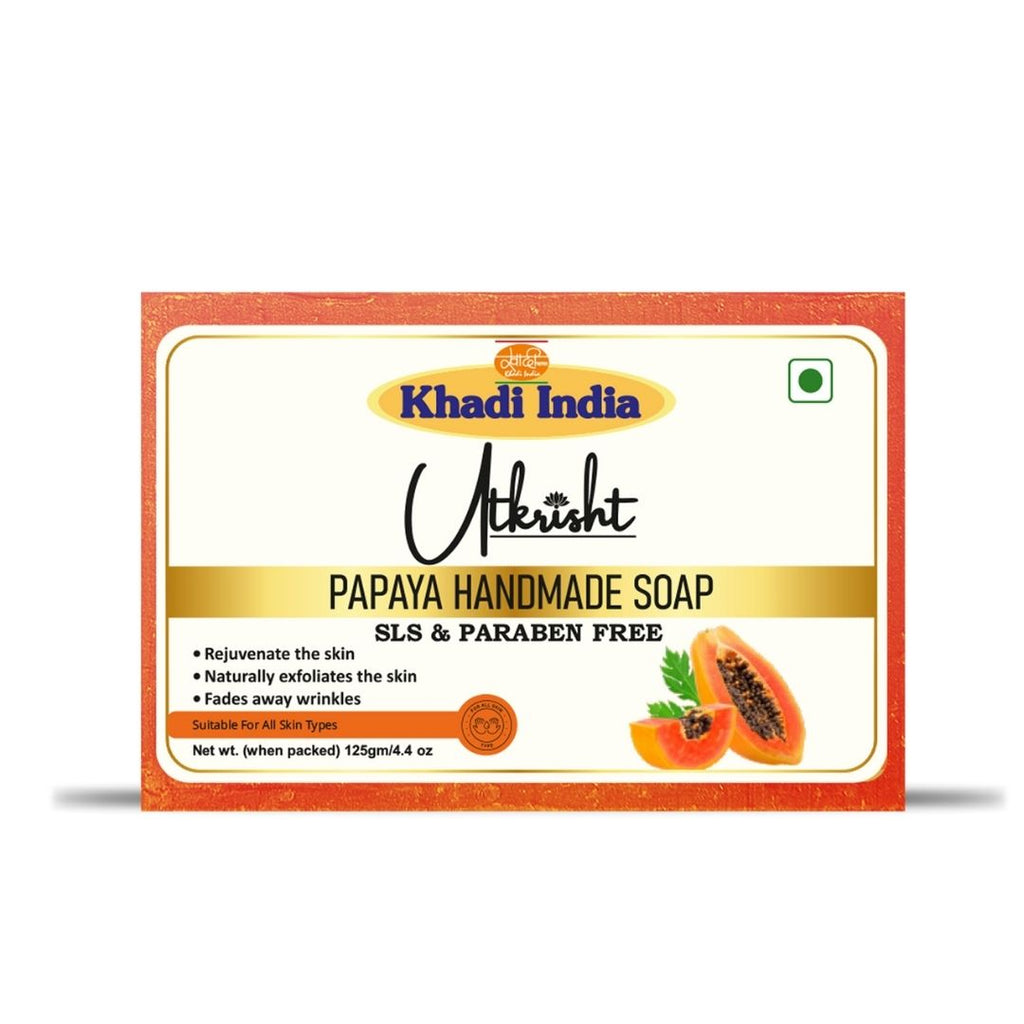 Handmade Papaya Soap – Natural Skin Brightening & Exfoliating Bar