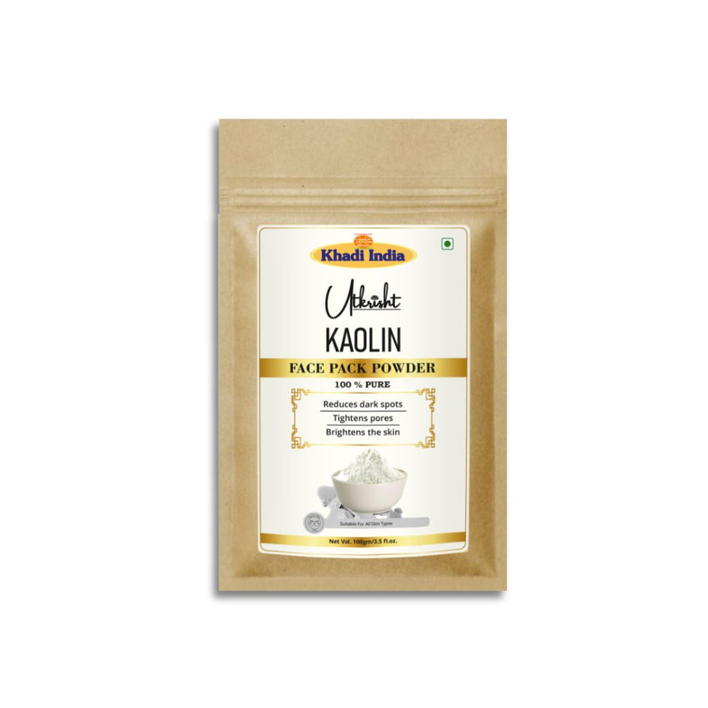 Pure Kaolin Face Pack Powder – Gentle White Clay for Clear & Radiant Skin - 100gm