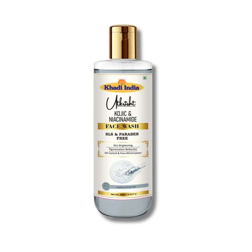 Utkrisht Khadi Kojic & Niacinamide Face Wash – Brightening & Pigmentation Control Cleanser- 200ml