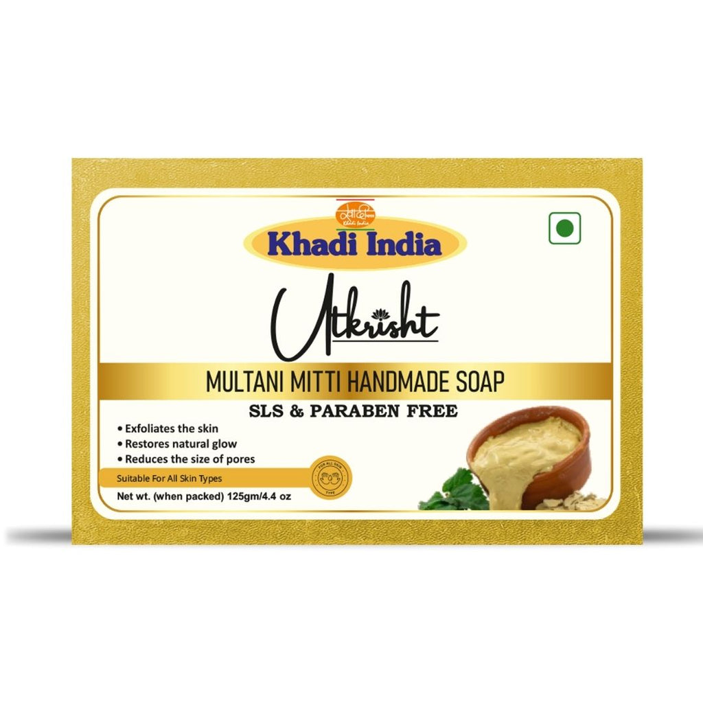 Handmade Multani Mitti Soap – Natural Deep Cleansing & Oil Control