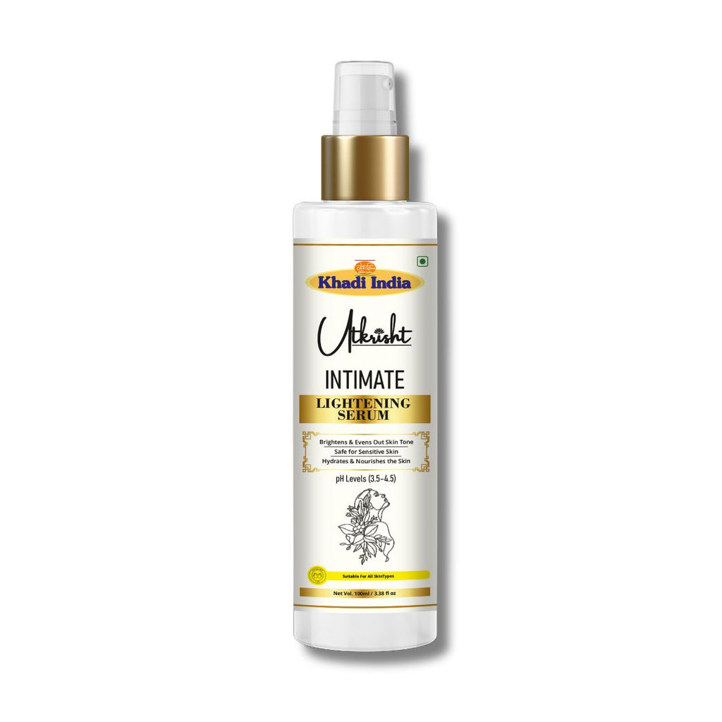 Utkrisht Khadi Intimate Lightening Serum – Brightening & Hydrating Serum for Underarms, Bikini Line & Sensitive Areas-100ml