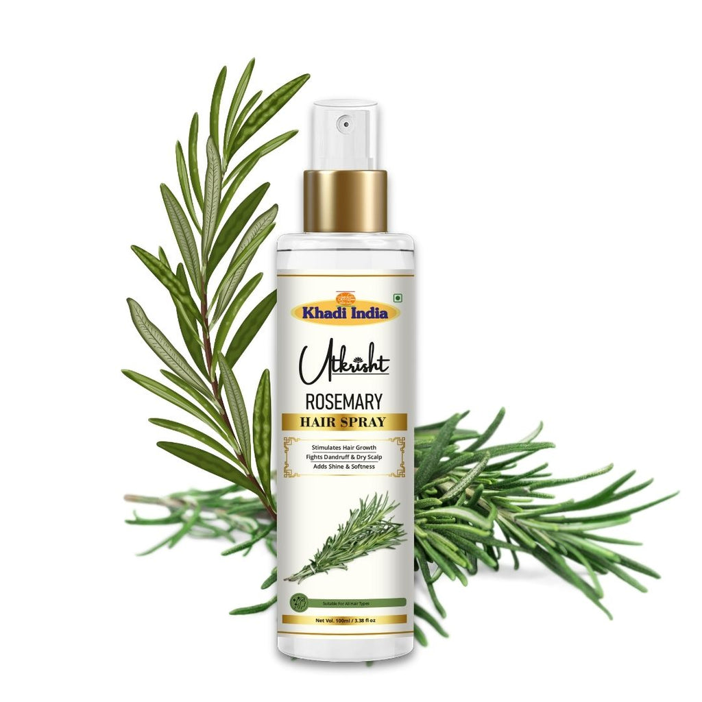 Utkrisht Khadi Rosemary Hair Toner – Natural Hair Growth Stimulating Mist for Scalp & Root Strength